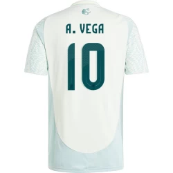 A. Vega #10 Mexiko Fußballtrikot Copa America 2024 Auswärtstrikot Herren