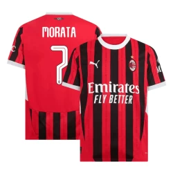 AC Milan Alvaro Morata #7 Fußballtrikots 2024-25 UCL Heimtrikot Herren