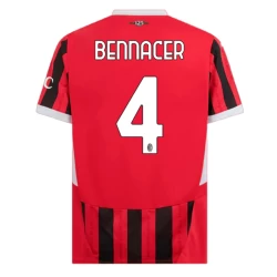 AC Milan Bennacer #4 Fußballtrikots 2024-25 Heimtrikot Herren
