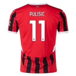 AC Milan Christian Pulisic #11 Fußballtrikot 2024-25 Heimtrikot Herren