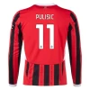 AC Milan Christian Pulisic #11 Fußballtrikots 2024-25 Heimtrikot Herren Langarm