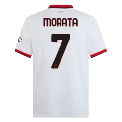 AC Milan Fußballtrikot 2024-25 Alvaro Morata #7 Auswärtstrikot Herren