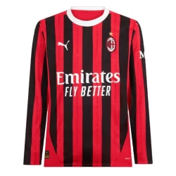 AC Milan Fußballtrikot 2024-25 Heimtrikot Herren Langarm