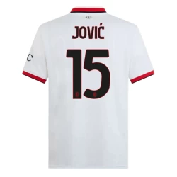 AC Milan Fußballtrikot 2024-25 Jovic #15 Auswärtstrikot Herren