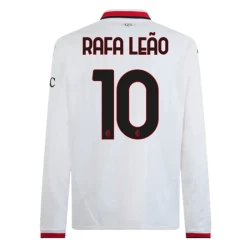 AC Milan Fußballtrikot 2024-25 Rafa Leao #10 Auswärtstrikot Herren Langarm