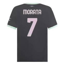 AC Milan Fußballtrikot Alvaro Morata #7 2024-25 Ausweichtrikot Herren