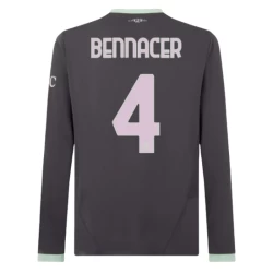 AC Milan Fußballtrikot Bennacer #4 2024-25 Ausweichtrikot Herren Langarm