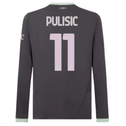 AC Milan Fußballtrikot Christian Pulisic #11 2024-25 Ausweichtrikot Herren Langarm