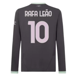 AC Milan Fußballtrikot Rafa Leao #10 2024-25 Ausweichtrikot Herren Langarm