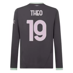 AC Milan Fußballtrikot Theo Hernández #19 2024-25 Ausweichtrikot Herren Langarm