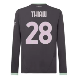 AC Milan Fußballtrikot Thiaw #28 2024-25 Ausweichtrikot Herren Langarm