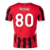 AC Milan Musah #80 Fußballtrikot 2024-25 Heimtrikot Herren