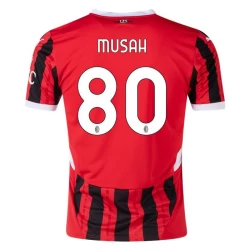 AC Milan Musah #80 Fußballtrikot 2024-25 Heimtrikot Herren