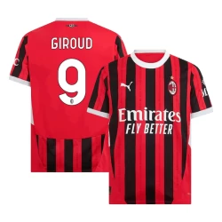 AC Milan Olivier Giroud #9 Fußballtrikot 2024-25 Heimtrikot Herren