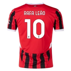 AC Milan Rafa Leao #10 Fußballtrikot 2024-25 Heimtrikot Herren