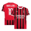 AC Milan Rafa Leao #10 Fußballtrikot 2024-25 UCL Heimtrikot Herren