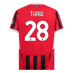 AC Milan Thiaw #28 Fußballtrikot 2024-25 Heimtrikot Herren