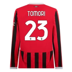 AC Milan Tomori #23 Fußballtrikots 2024-25 Heimtrikot Herren Langarm