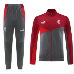 AC Milan Trainingsanzüge Jacke 2024-25 Rot Grau