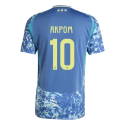 AFC Ajax Amsterdam Fußballtrikot 2024-25 Akpom #10 Auswärtstrikot Herren