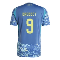 AFC Ajax Amsterdam Fußballtrikot 2024-25 Brobbey #9 Auswärtstrikot Herren