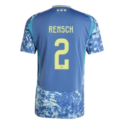 AFC Ajax Amsterdam Fußballtrikot 2024-25 Rensch #2 Auswärtstrikot Herren