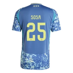 AFC Ajax Amsterdam Fußballtrikot 2024-25 Sosa #25 Auswärtstrikot Herren