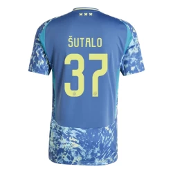 AFC Ajax Amsterdam Fußballtrikot 2024-25 Sutalo #37 Auswärtstrikot Herren