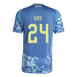 AFC Ajax Amsterdam Fußballtrikot 2024-25 Vos #24 Auswärtstrikot Herren