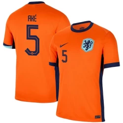 Ake #5 Niederlande Fußballtrikot EM 2024 Heimtrikot Herren