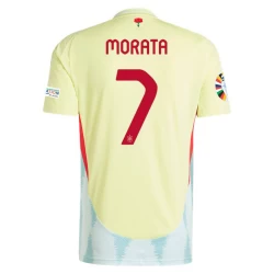 Alvaro Morata #7 Spanien Fußballtrikot EM 2024 Auswärtstrikot Herren