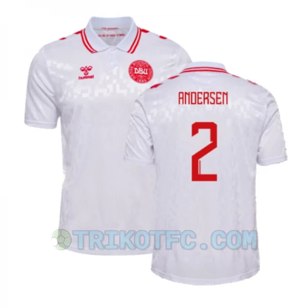 Andersen #2 Dänemark Fußballtrikots EM 2024 Auswärtstrikot Herren