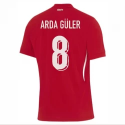 Arda Guler #8 Truthahn Fußballtrikots EM 2024 Auswärtstrikot Herren