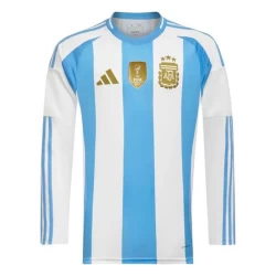 Argentinien Fußballtrikots Copa America 2024 Heimtrikot Herren Langarm