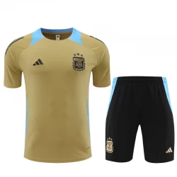 Argentinien Trainingsanzüge Pre-Match 2024-25 Goldfarben