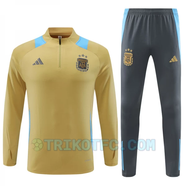 Argentinien Trainingsanzüge Sweatshirt 2024-25 Goldfarben