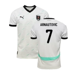 Arnautovic #7 Österreich Fußballtrikot EM 2024 Auswärtstrikot Herren