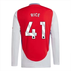 Arsenal FC Declan Rice #41 Fußballtrikot 2024-25 Heimtrikot Herren Langarm