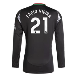 Arsenal FC Fußballtrikot 2024-25 Fabio Vieira #21 Auswärtstrikot Herren Langarm