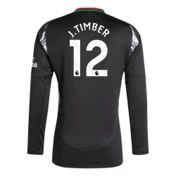 Arsenal FC Fußballtrikot 2024-25 J. Timber #12 Auswärtstrikot Herren Langarm