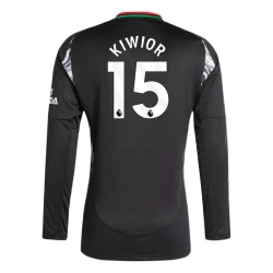 Arsenal FC Fußballtrikot 2024-25 Kiwior #15 Auswärtstrikot Herren Langarm