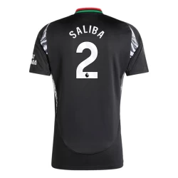 Arsenal FC Fußballtrikot 2024-25 William Saliba #2 Auswärtstrikot Herren