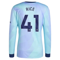 Arsenal FC Fußballtrikot Declan Rice #41 2024-25 Ausweichtrikot Herren Langarm