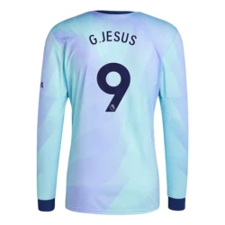 Arsenal FC Fußballtrikot Gabriel Jesus #9 2024-25 Ausweichtrikot Herren Langarm