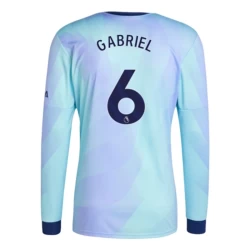 Arsenal FC Fußballtrikot Gabriel Magalhães #6 2024-25 Ausweichtrikot Herren Langarm