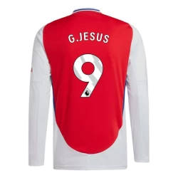 Arsenal FC G. Jesus #9 Fußballtrikot 2024-25 Heimtrikot Herren Langarm