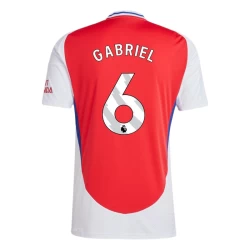 Arsenal FC Gabriel #6 Fußballtrikots 2024-25 Heimtrikot Herren