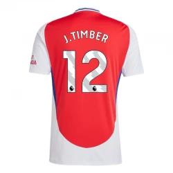 Arsenal FC J. Timber #12 Fußballtrikots 2024-25 Heimtrikot Herren