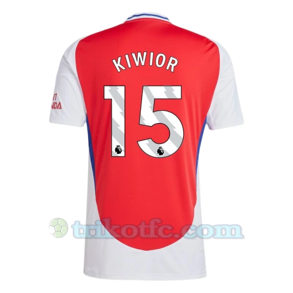 Arsenal FC Kiwior #15 Fußballtrikot 2024-25 Heimtrikot Herren