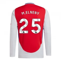 Arsenal FC M. Elneny #25 Fußballtrikots 2024-25 Heimtrikot Herren Langarm